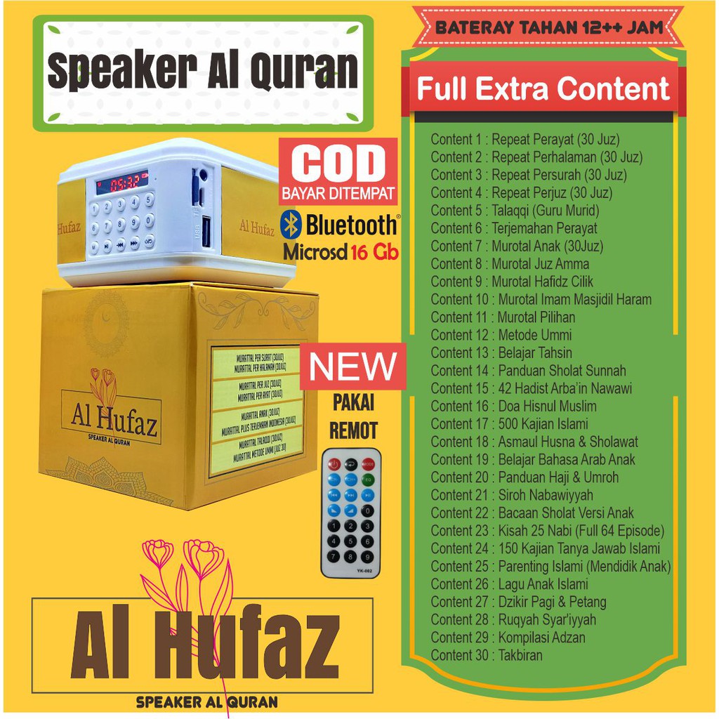 Speaker Quran Al - Hufaz Murotal Terlengkap