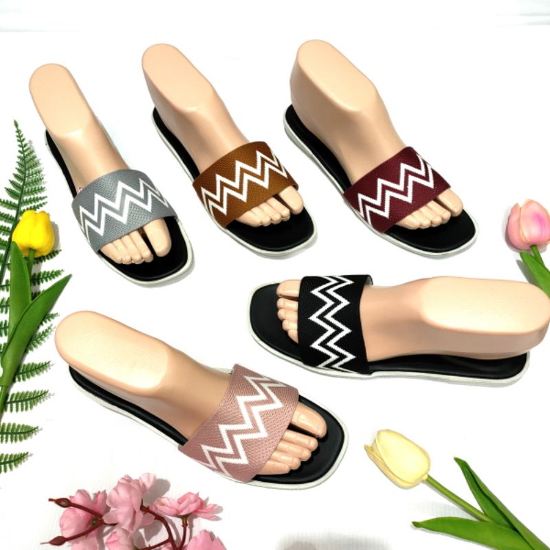 sandal wanita rajut import terbaru Felonie Wi 01. sandal wanita murah.