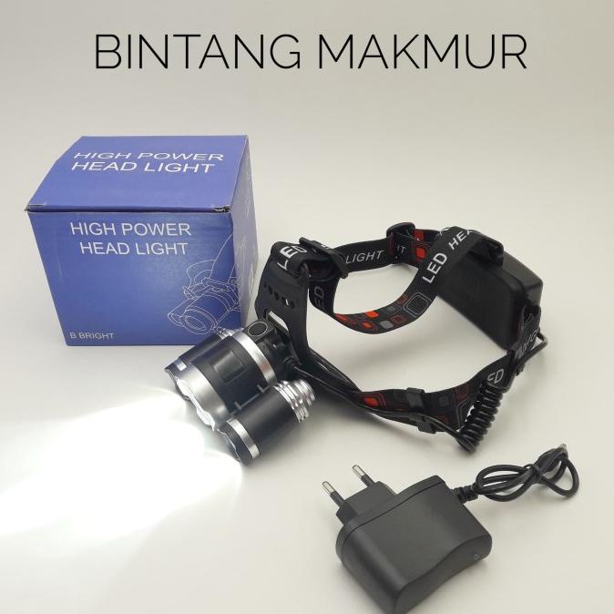 Headlamp T6 Senter Kepala Super Bright