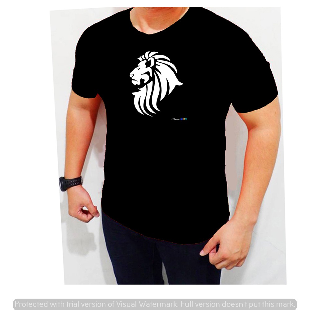 Baju Gym Kaos Pria Fitness Leo Lion Singa Original Kaos Muscle Fit