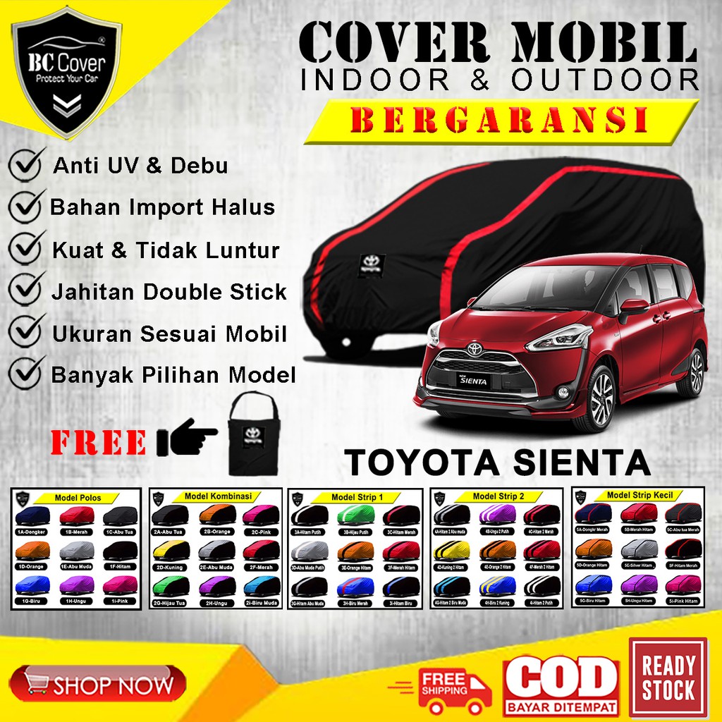 Body Cover Mobil Toyota Sienta / Sarung Mobil Sienta / Selimut Mantel Tutup Penutup Jas Pelindung Mantol Kerudung Toyota Sienta Outdoor