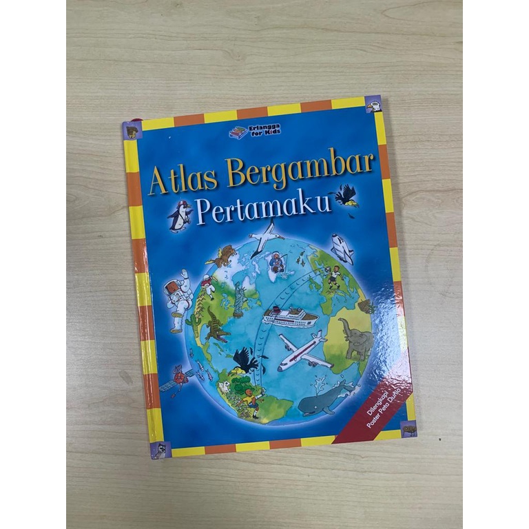 Atlas bergambar pertamaku Erlangga for kids