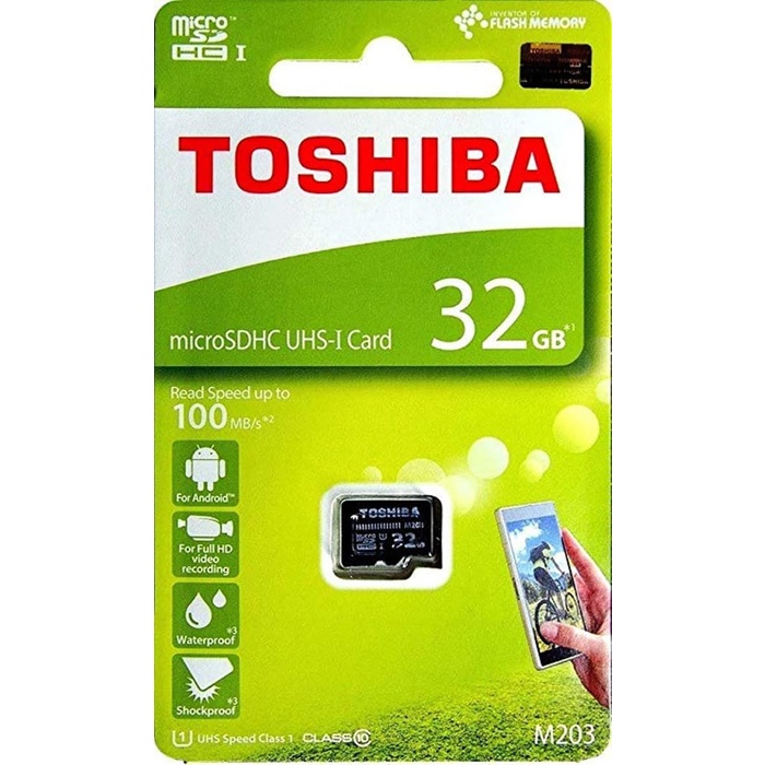 Micro SD Toshiba  HIJAU 2 /4 / 8 / 16 / 32 /  64 GB - Memory Card - MicroSD Toshiba- MMC