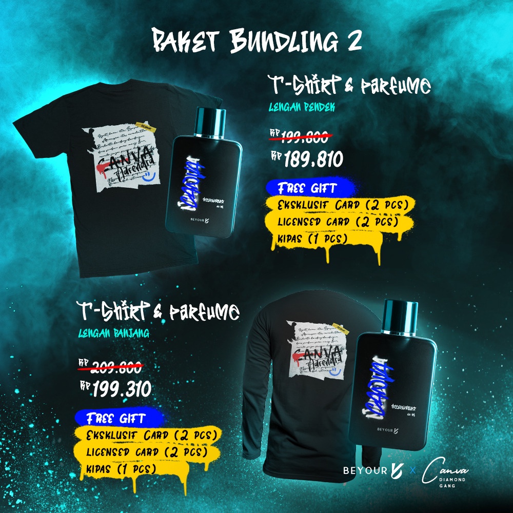Pre-Order Batch 2 Merchandise Bundling 2 Item " Beyour X Canva " - Akad - Bumi Fiksi