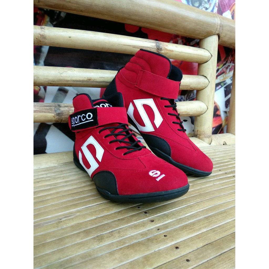 Promo sepatu drag casual sporco merah biru hitam alpinestarss sparco ktm terbaik