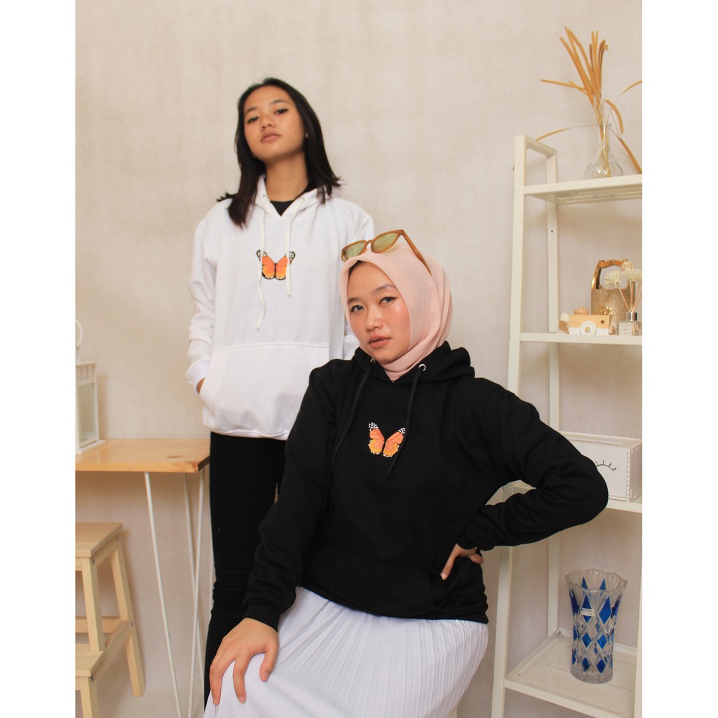 BUTTERPLAY HOODIE // Sweater Pria dan Wanita Logo Bordir Fashionable #BH