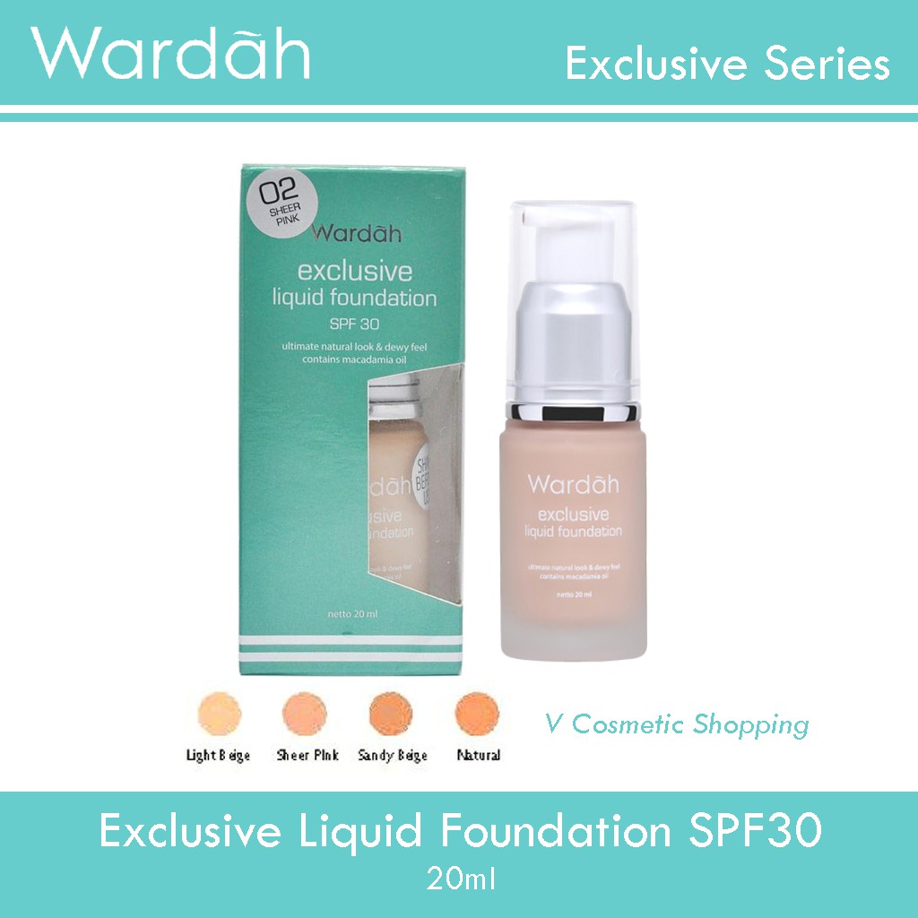 Wardah Exclusive Liquid Foundation SPF30