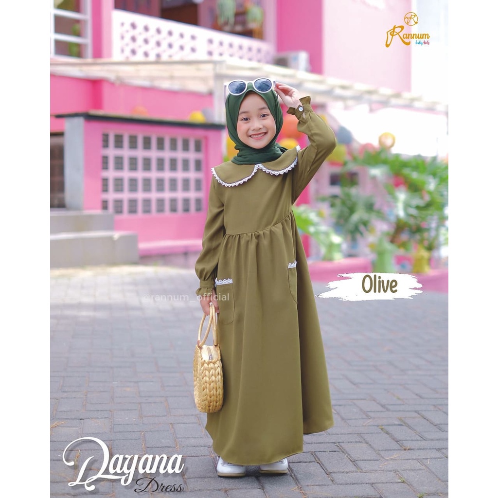 Gamis Syar'i Anak | Baju Muslim Anak perempuan Elegan