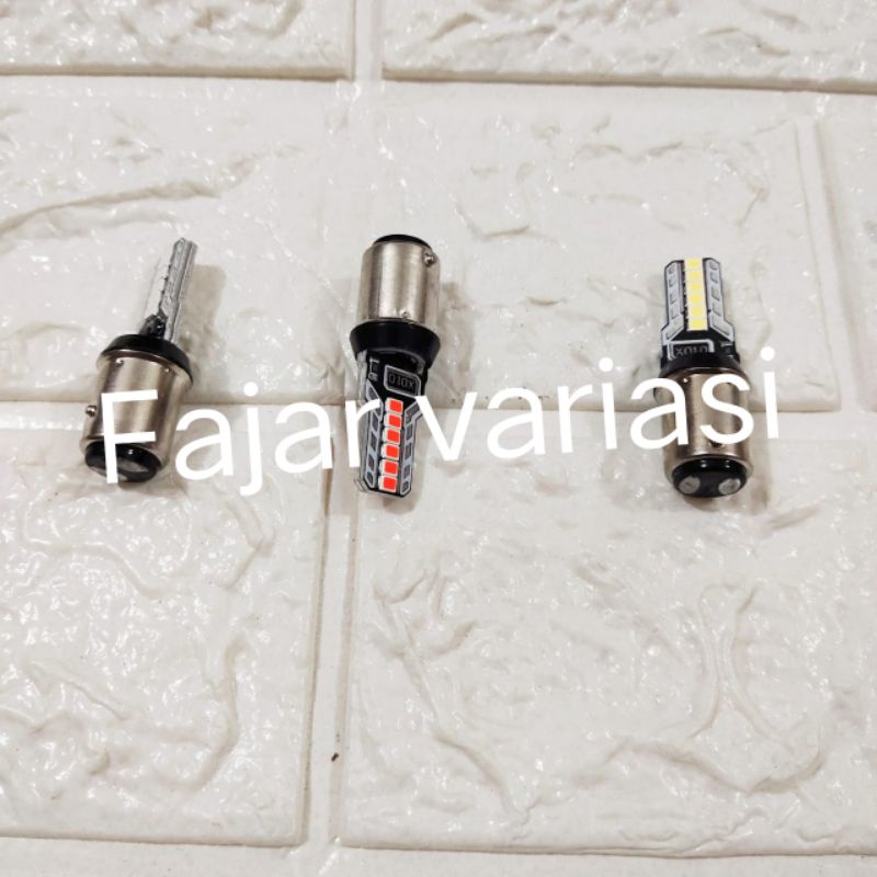 Lampu stop 12 Led lancip Astrobo kedip 12 volt motor mobil