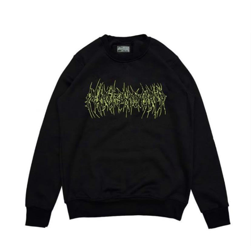 [COD] ASH Crewneck Black Motif Metal Bear Pria/Wanita Premium Quality / Sweatshirt Basic Polos