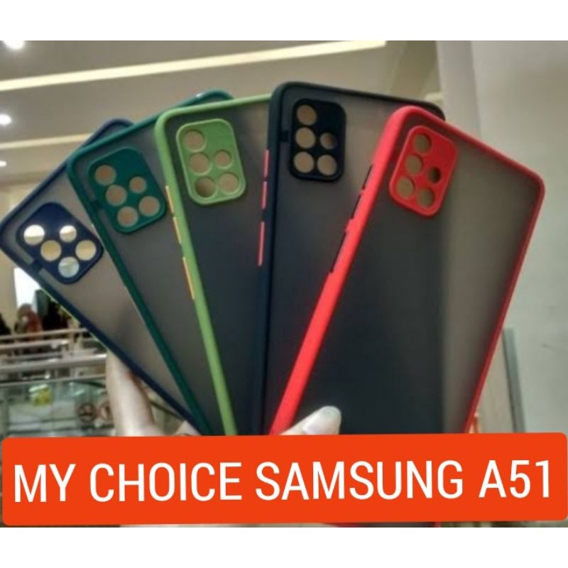 case Slikon Hp Samsung A51-2020 my choice Aero casing handphone