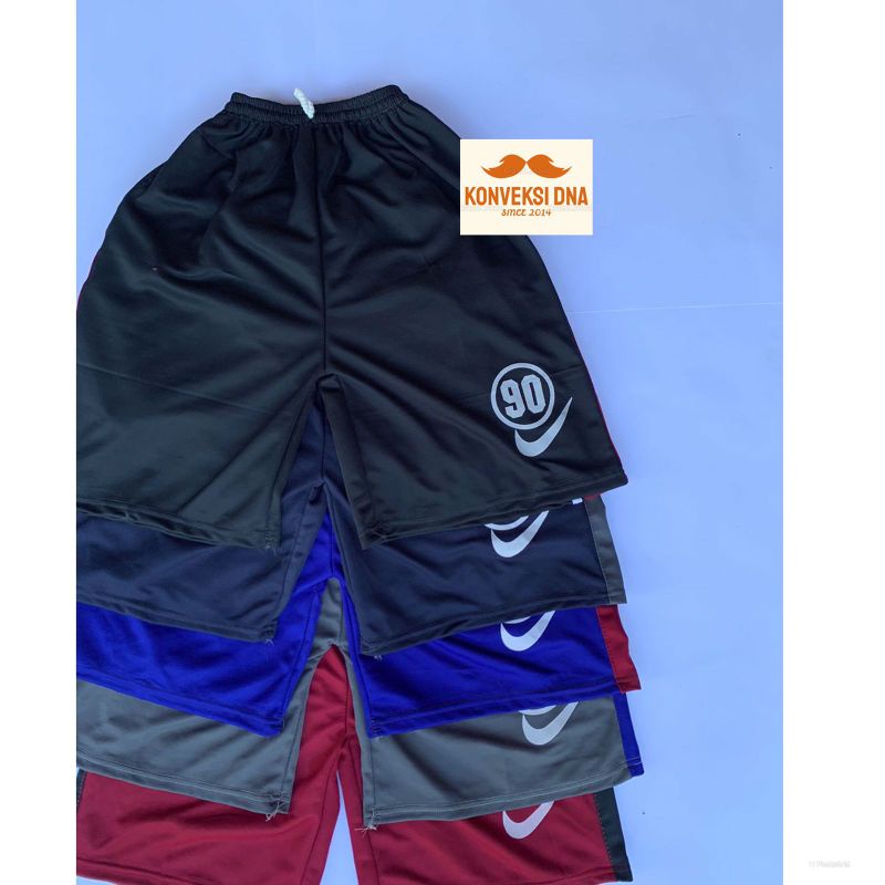 CELANA KOLOR PENDEK PRIA OLAHRAGA All Size 27-36 Bola Futsal Voli