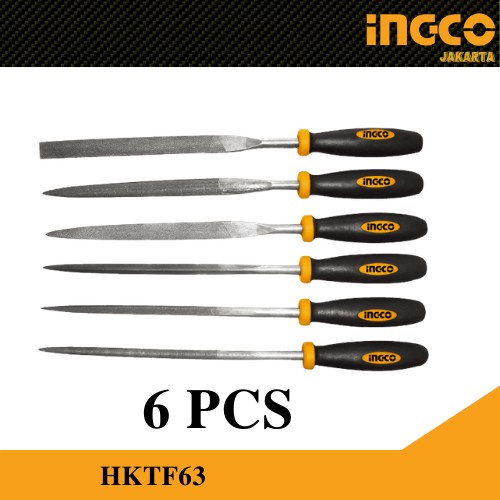 Kikir Besi File Set 6 Pcs Ingco