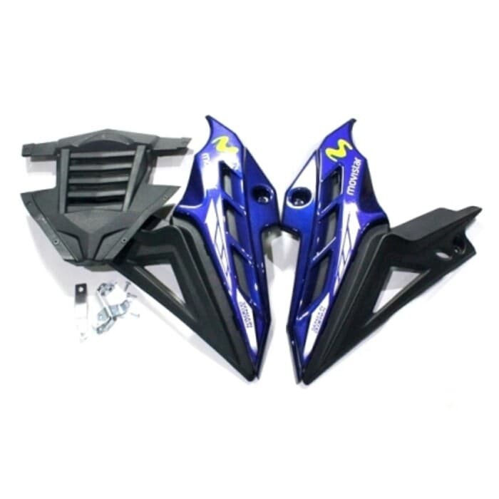 TUTUP MESIN VIXION BIRU Aksesoris body motor murah
