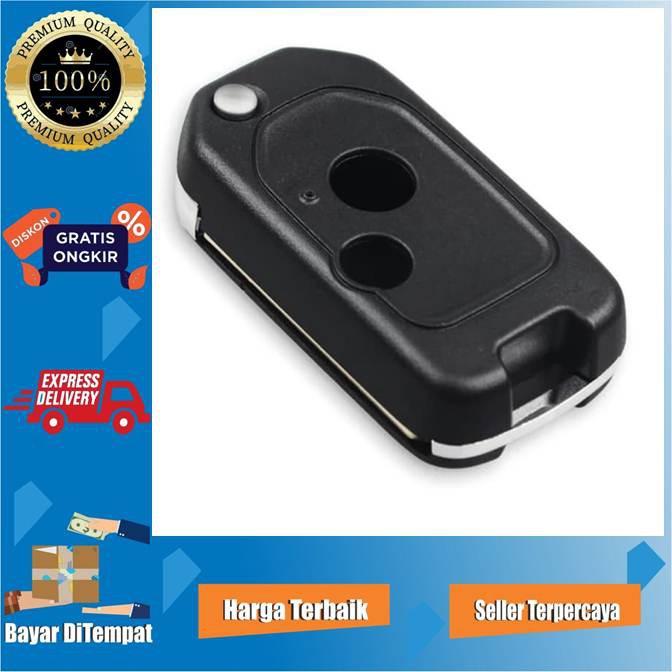 KAMI IMPORTIR! CASING CASE KUNCI LIPAT FLIP KEY HONDA 2 TOMBOL JAZZ BRIO MOBILIO CITY