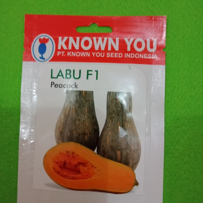 

Dijual Benih Labu F1, PEACOK, Known You, original small pack Diskon