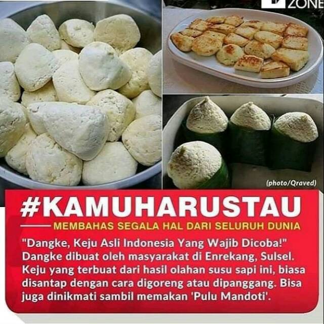 

Dangke dari Susu Sapi Murni