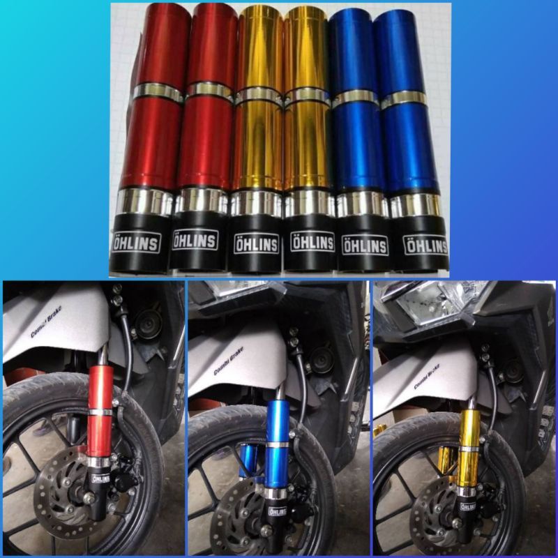 COVER SHOCK BEAT VARIO SCOOPY GENIO SPACY DEPAN BELAKANG 110 125 150 LED FI ESP KARBU