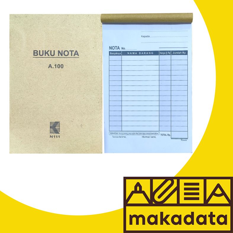 

NOTA TEGAK 1/4 FOLIO 1 RANGKAP 100 LEMBAR KURNIA (1PCS) MURAH