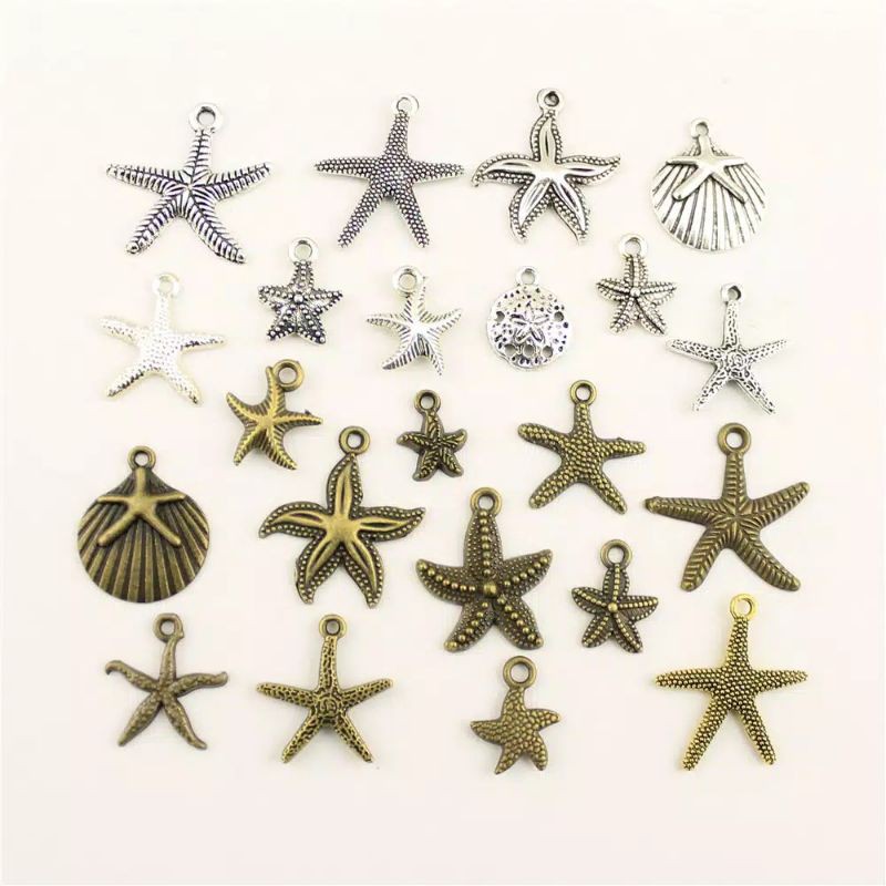 liontin charm bintang laut