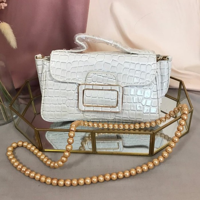 [7.7 Boombastis Sale⚡] - TAS SELEMPANG WANITA Z309 MOTIF CROCO SLING BAG PREMIUM IMPORT