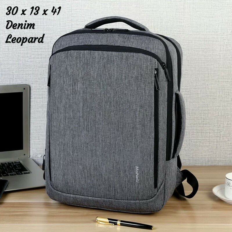 WEEDSHOP Ransel Pria Fashion Tas Laptop Retro Pria Kualitas Tinggi Tas Sekolah Pria ( BISA COD )
