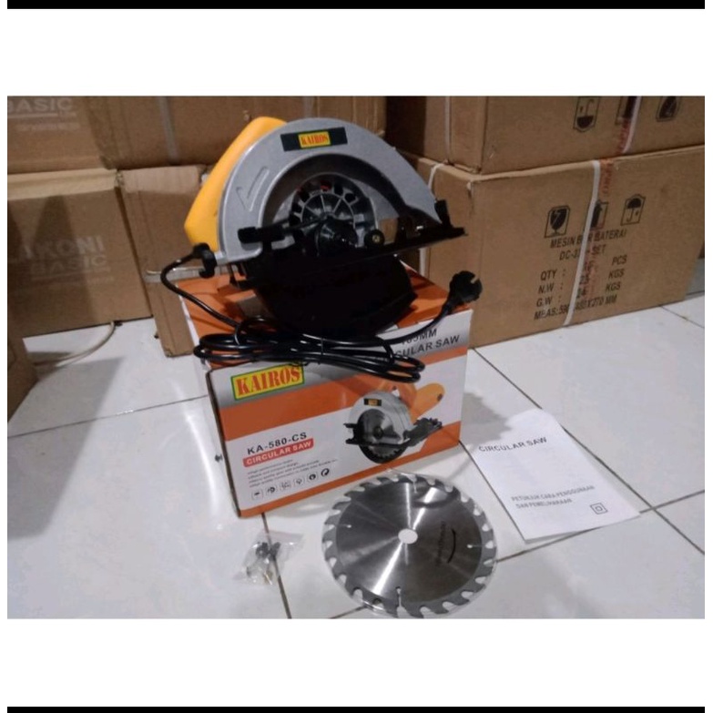 MESIN CIRCULAR SAW 7In/ MESIN GERGAJI BELAH KAIROS KA-580-CS