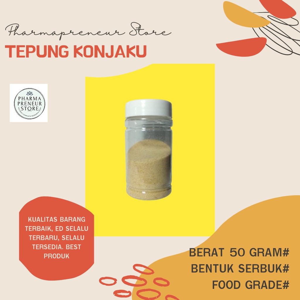 Tepung Konyaku 50 Gram Best Quality