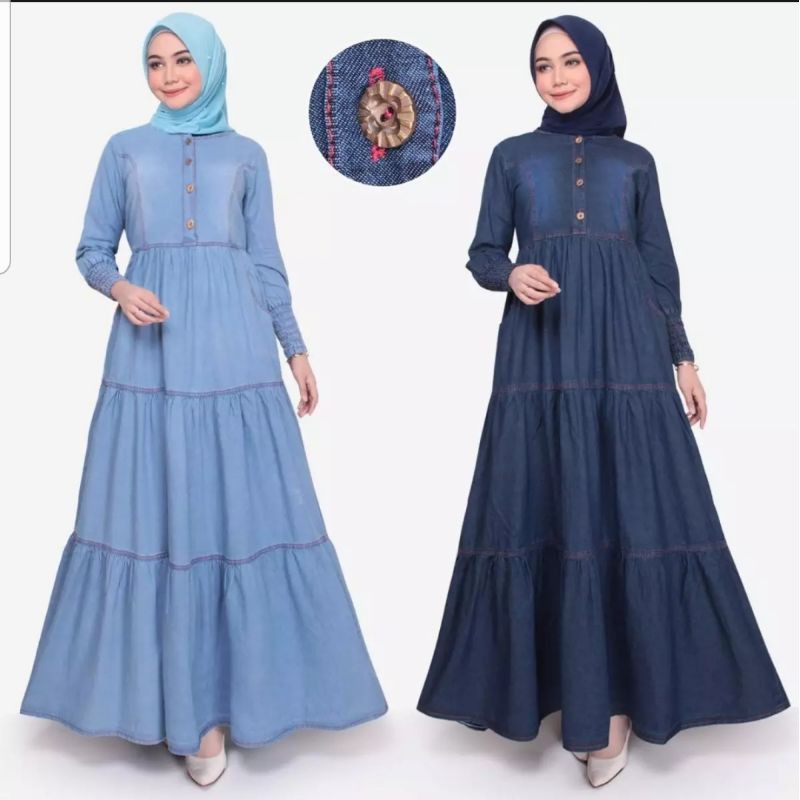 Kakanaya dress / Dress terbaru 2021/pakaian wanita mewah/ grosiran gamis/model terbaru
