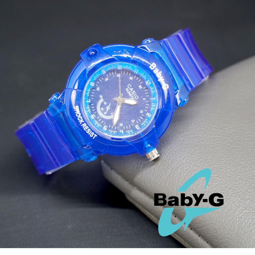 JAM TANGAN WANITA CASIO BABY G TRANSPARAN