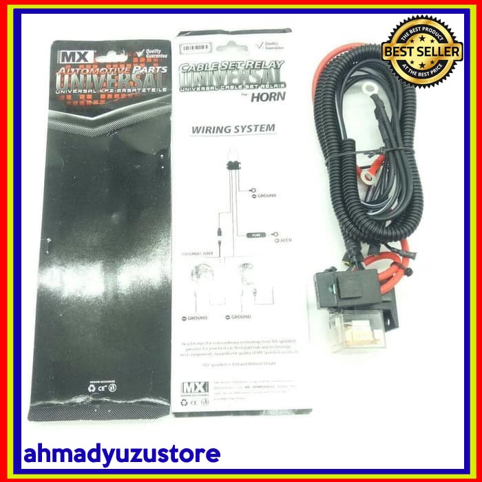 Kabel Relay Klakson Mobil Dan Motor MX Original / Relay Set Klakson