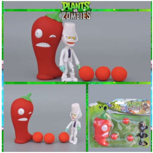 J3 - Mainan plant vs zombie set 5 pcs