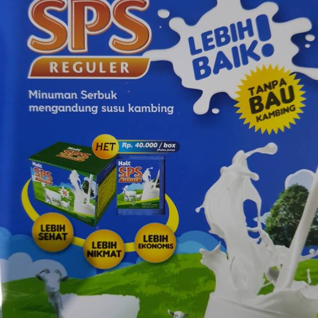 Minuman serbuk susu kambing halt sps