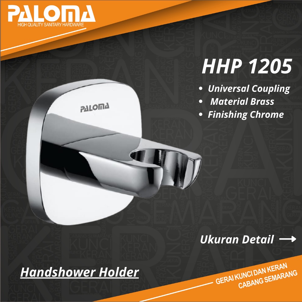 PALOMA HHP 1205 HAND SHOWER HOLDER DUDUKAN SHOWER BRASS