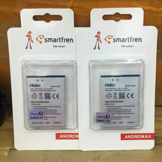 BATERAI SMARTFREN ANDROMAX A2 HAIER