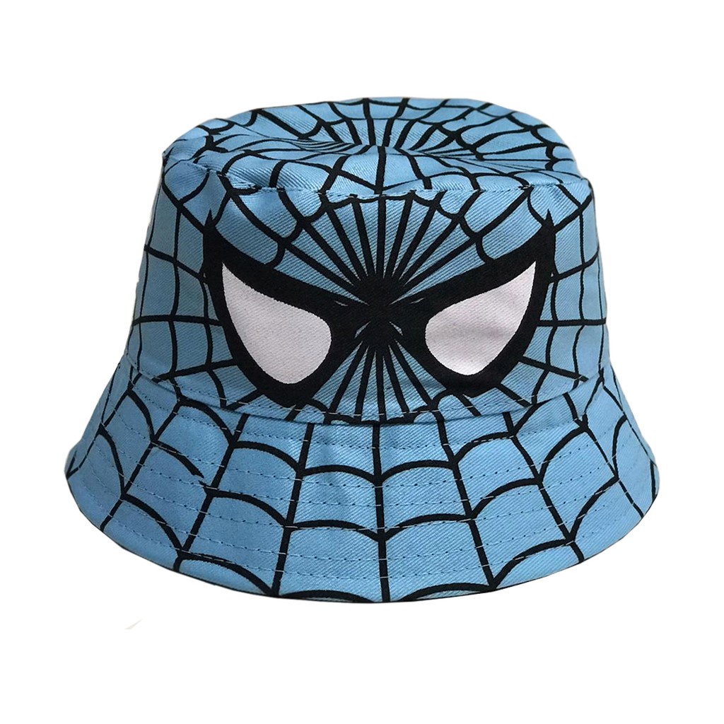 Bucket Sablon Anak Spiderman Full Print / Topi Anak Laki Laki