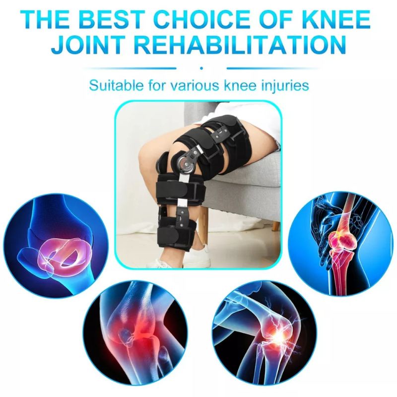 Topang Kaki Patah Terapi Penyangga Lutut Kaki Deker lutut penopang lutut Deker Penyangga Lutut ACL PCL Arthroscopy Patah Kaki Terapi Kaki Penyangga Terapi Lutut T-Scope ROM Joint  Post Op Knee Brace  alat penopang kaki kesehatan kaki  stroke pelurus kaki