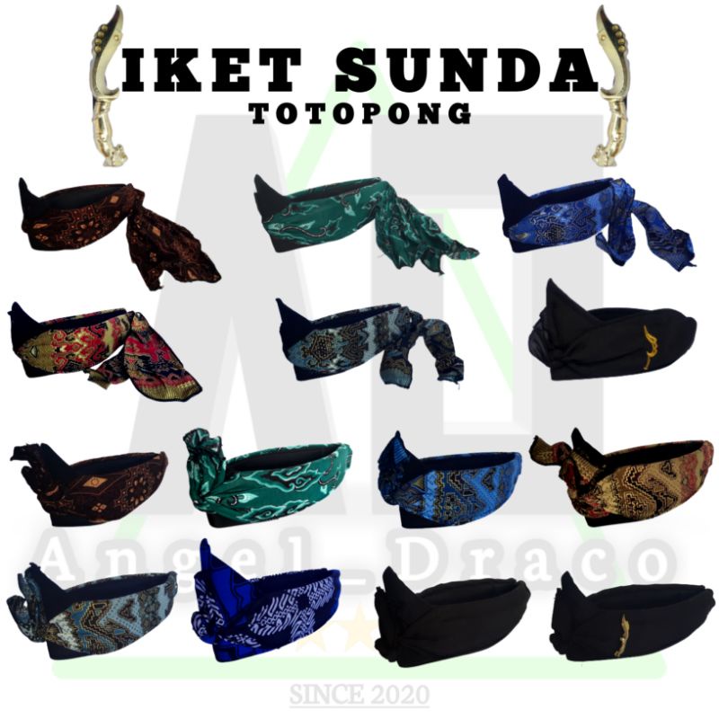 IKET SUNDA  MURAH TERLARIS / TOTOPONG / IKET KEPALA / PIN KUJANG