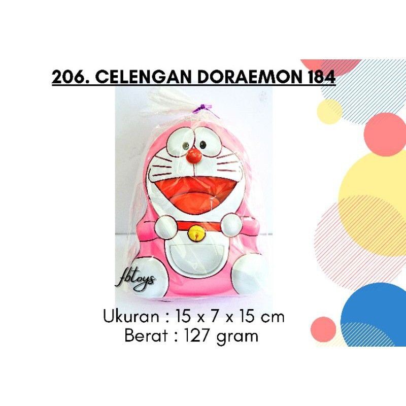 Celengan Doraemon Pink