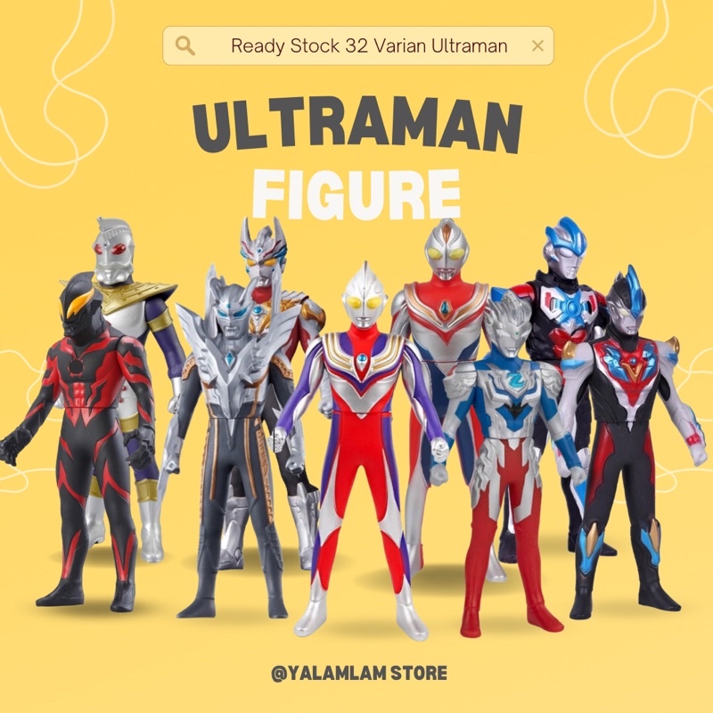 Figure Ultraman Z Belial Gaia Dyna Geed Tartarus Mainan Anak 90an Tartarus Gomora King Tiga Orb