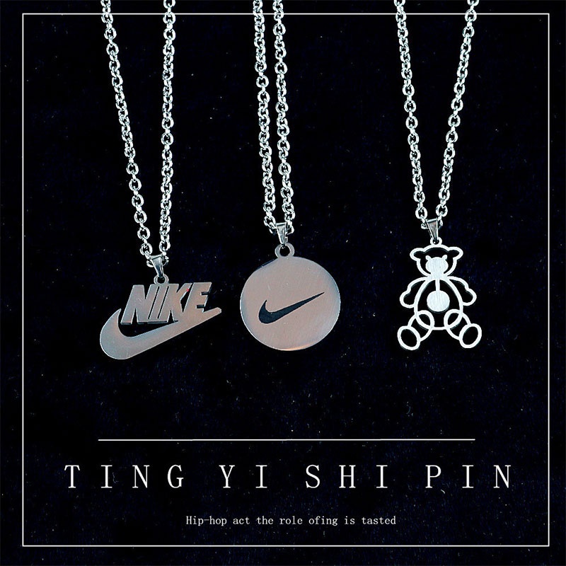 [✅READY STOCK] Kalung Unisex Daisy Huruf-tik D Liontin Aksesoris Kalung Hip hop  Penjualan Panas Mode