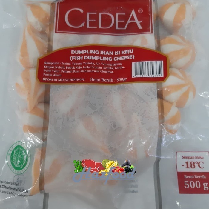 

FISH DUMPLING CHEESE CEDEA 500 Gram