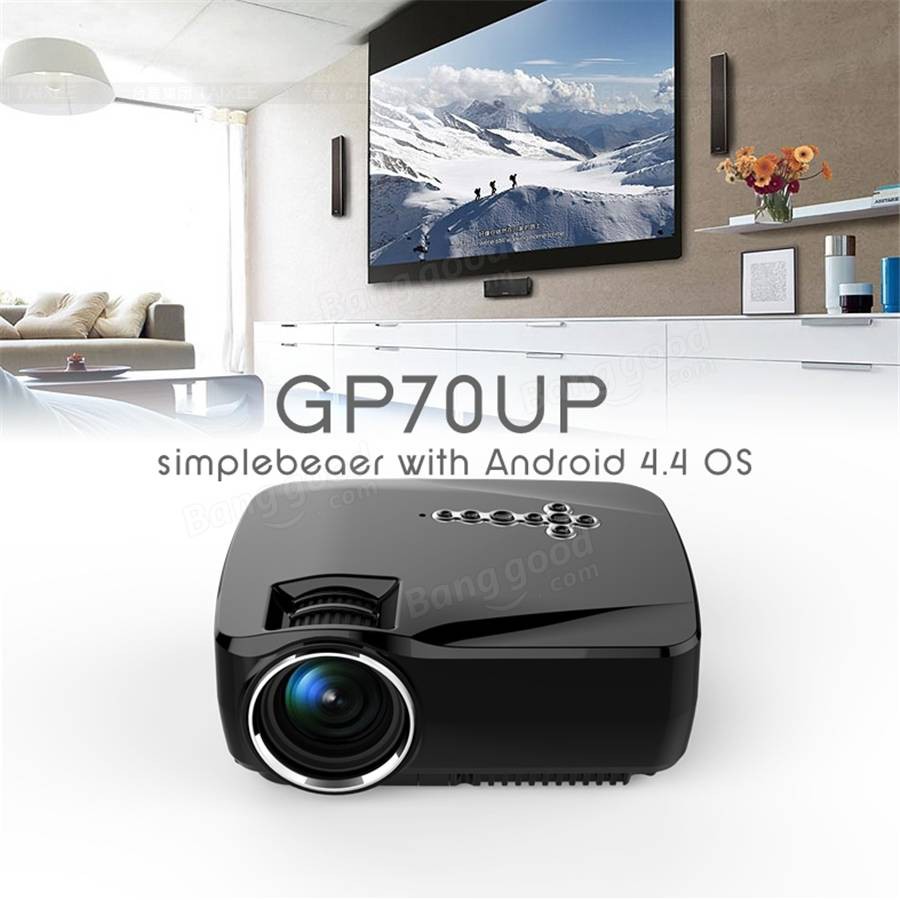 GP70UP Protable PROYEKTOR ANDROID TERBAIK VS UNIC UC46