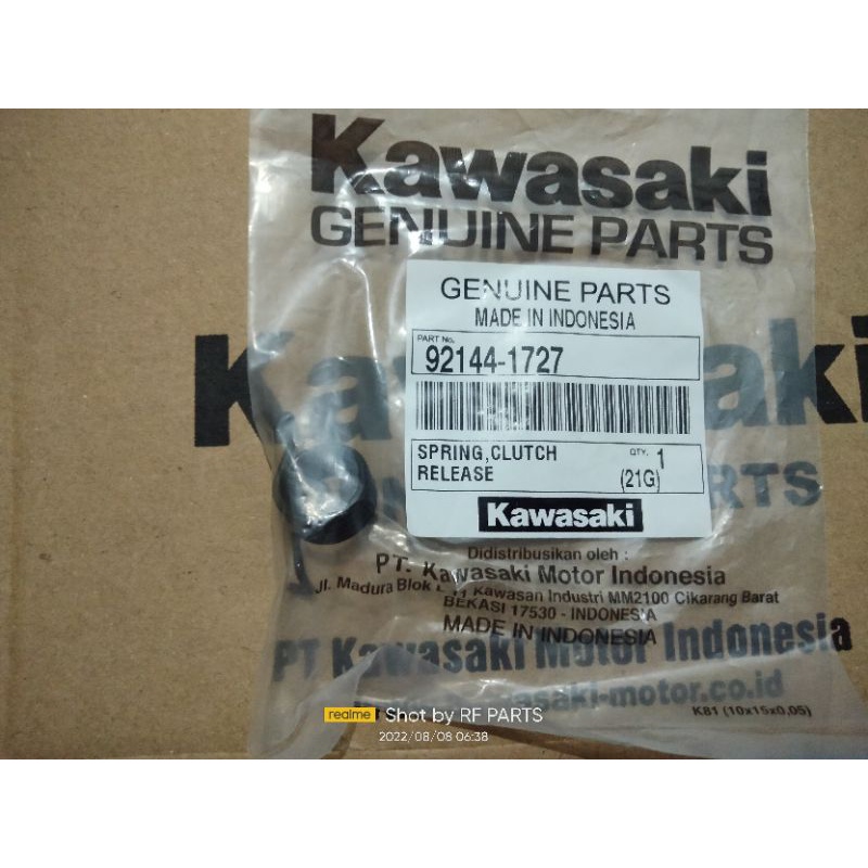 SPRING CLUTCH RELEASE/PER STUT KOPLING NINJA 150 ORIGINAL92144-1727