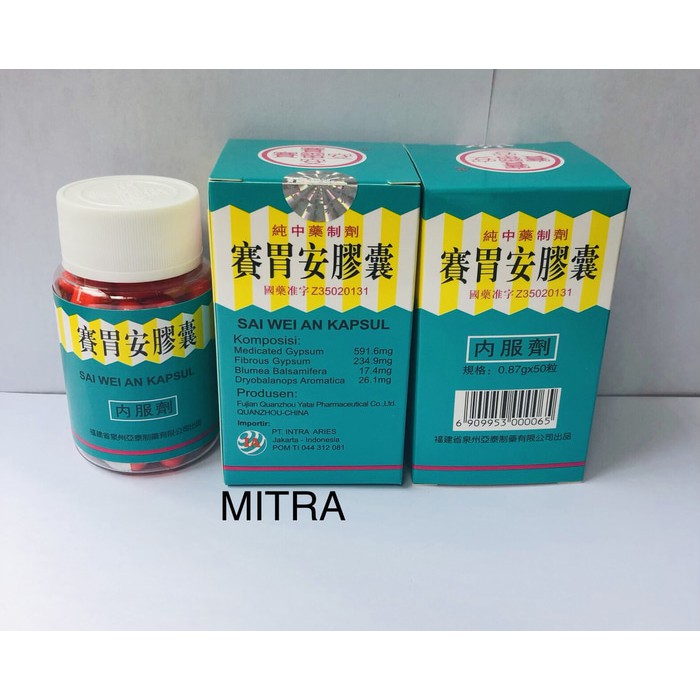 

Sai Wei An kapsul saiweian sai mei an capsules PT Intra