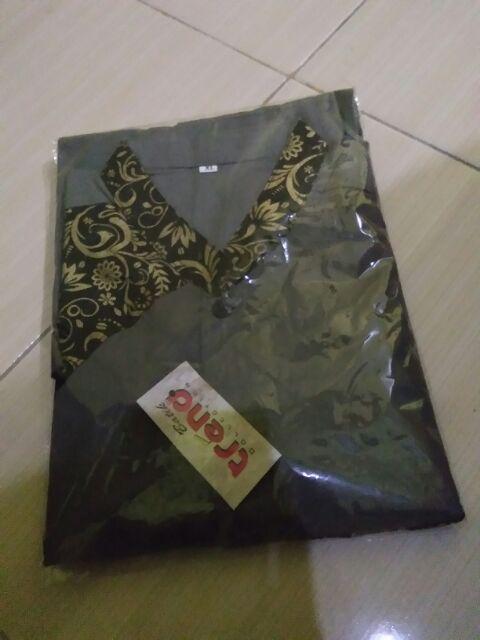 Kemeja Batik Koko Fashion Pria Kombinasi Bordir