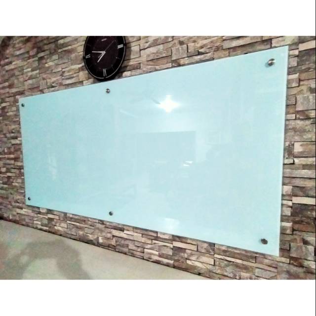 

papan tulis kaca glass board tempered 200x100