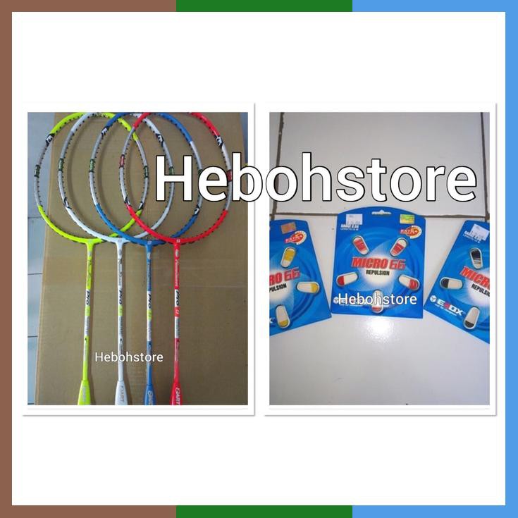 Raket Badminton Hart Power Shoot Attack Senar Ebox