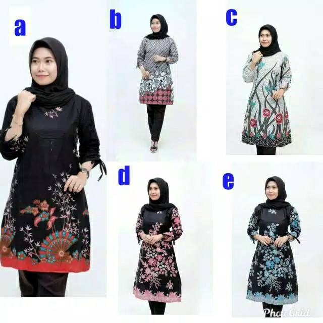 #Bayardirumah Tunik batik Wanita M L XL XXL Jumbo