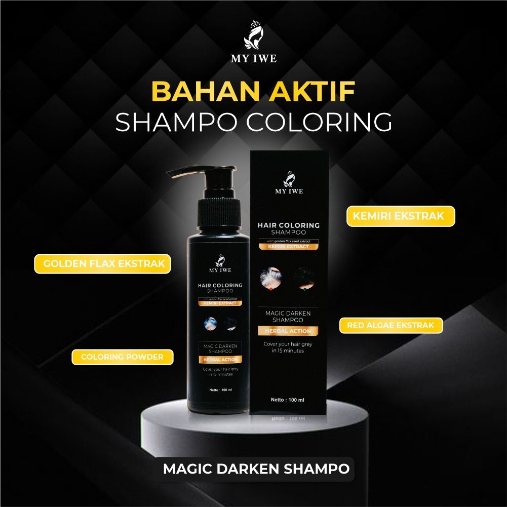 SHAMPO HAIR COLORING MENGHITAMKAN RAMBUT DAN MENJAGA RABUT TUMBUH LEBIH SEHAT